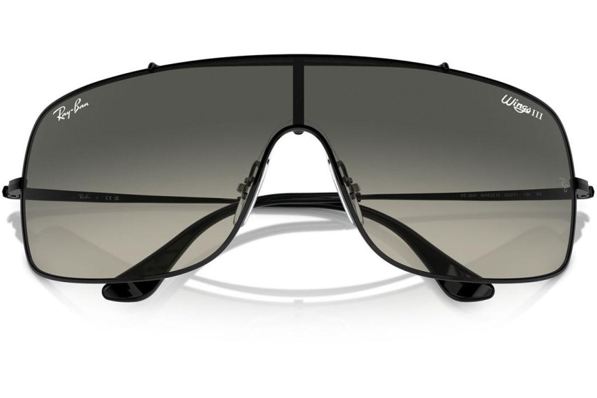 Napszemüvegek Ray-Ban RB3897 002/11 Szogletes Fekete