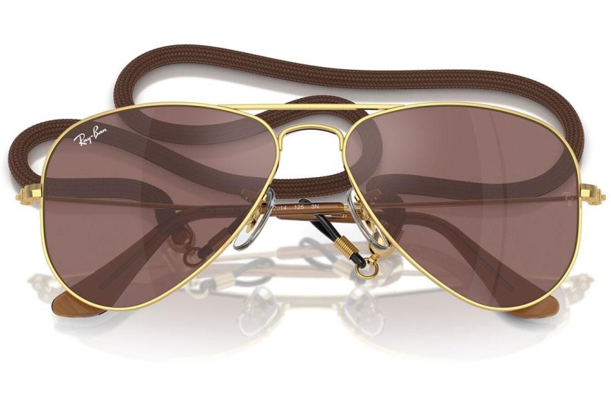 Napszemüvegek Ray-Ban Junior Aviator Junior RJ9506S 223/6G Pilota Arany