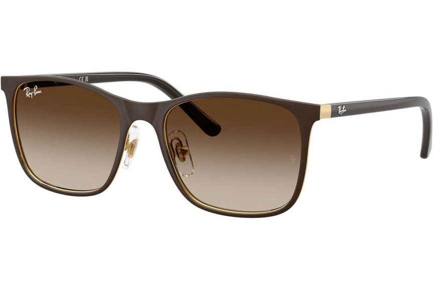 Napszemüvegek Ray-Ban Junior RJ9551S 297/13 Szogletes Barna