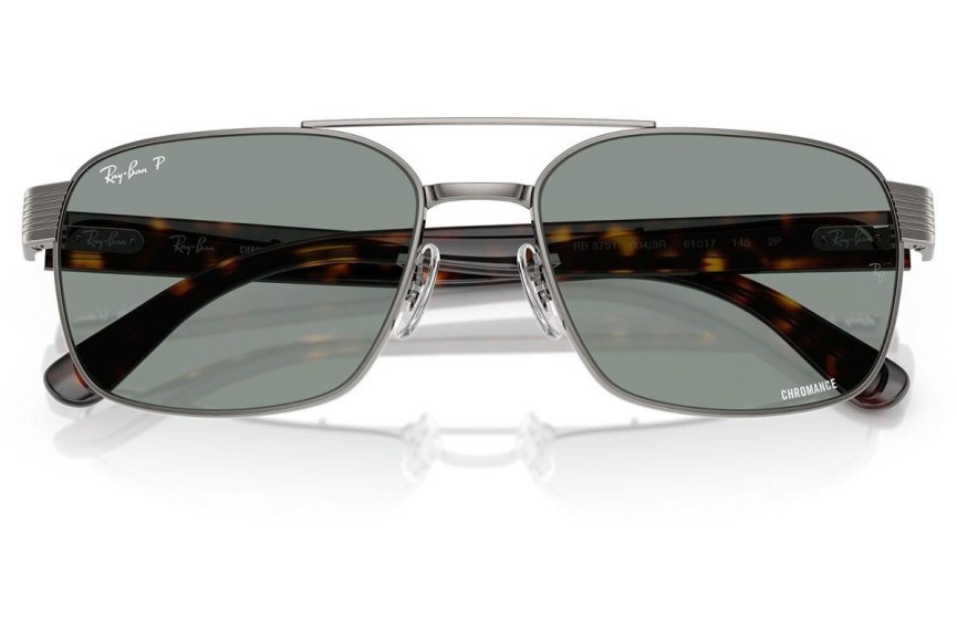 Napszemüvegek Ray-Ban RB3751CH 004/3R Polarized Szogletes Ezüst