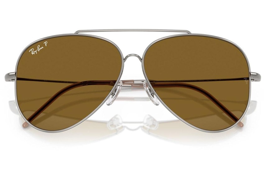 Napszemüvegek Ray-Ban Aviator Reverse RBR0101S 004/83 Polarized Pilota Ezüst