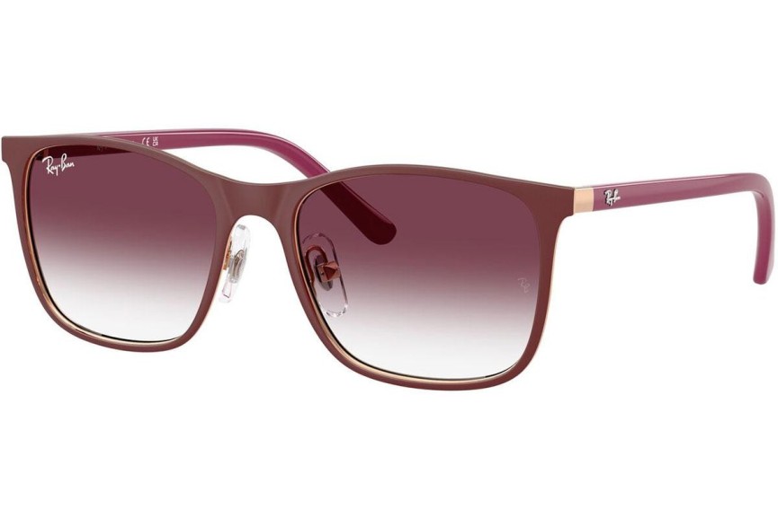 Napszemüvegek Ray-Ban Junior RJ9551S 296/8H Szogletes Vörös