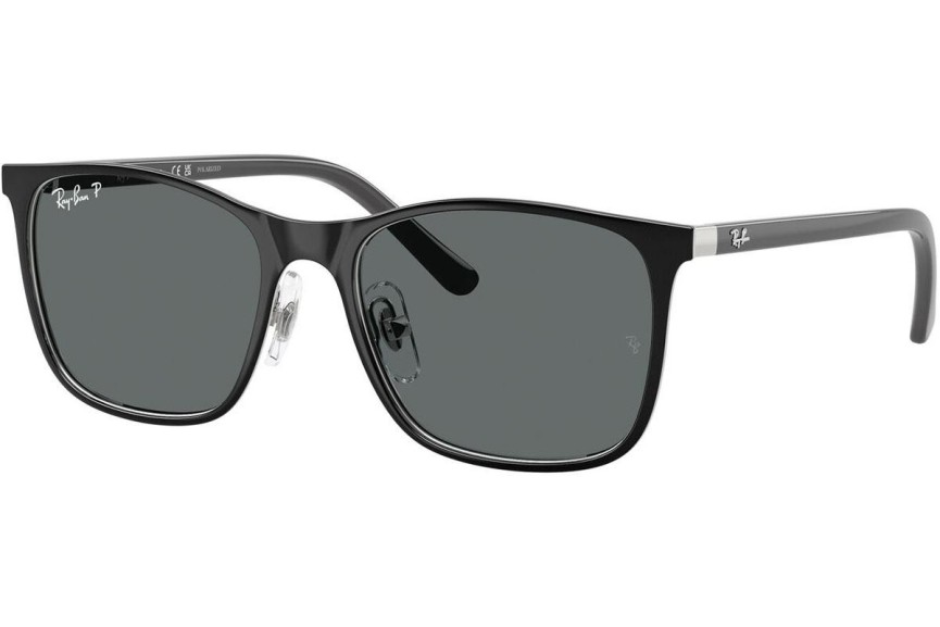 Napszemüvegek Ray-Ban Junior RJ9551S 295/81 Polarized Szogletes Fekete