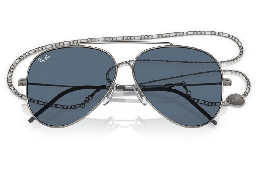 Napszemüvegek Ray-Ban Aviator Reverse RBR0101S 004/3A Pilota Ezüst