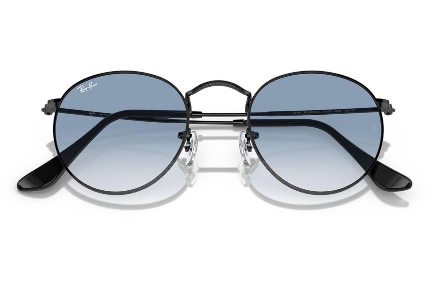 Napszemüvegek Ray-Ban Round Metal RB3447 002/3F Kerek Fekete