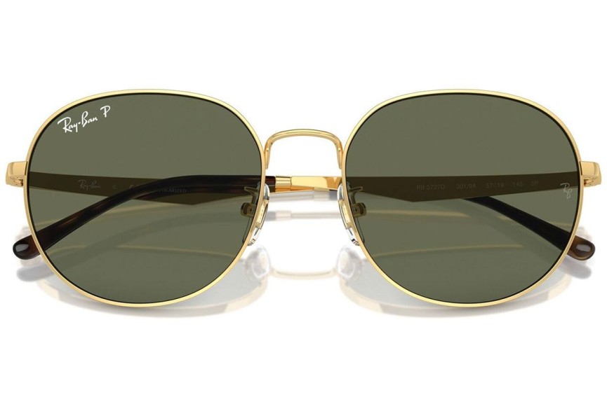 Napszemüvegek Ray-Ban RB3727D 001/9A Polarized Kerek Arany