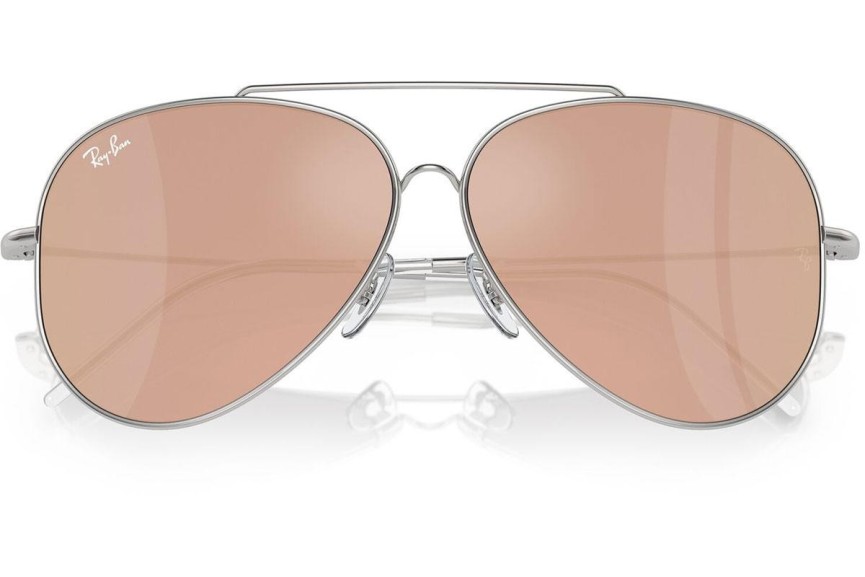 Napszemüvegek Ray-Ban Aviator Reverse RBR0101S 003/2O Pilota Ezüst