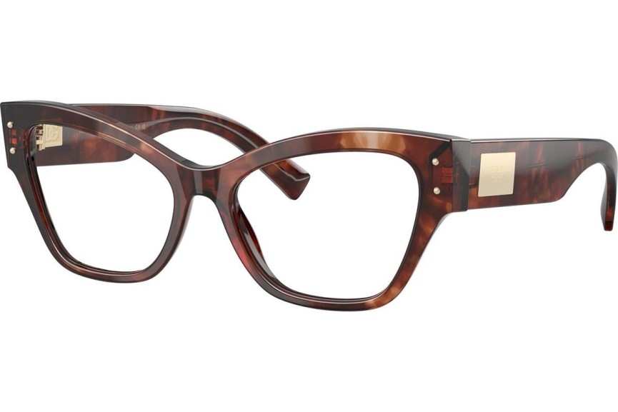 szemüvegeinket Dolce & Gabbana DG3404 3222 Szogletes Havana