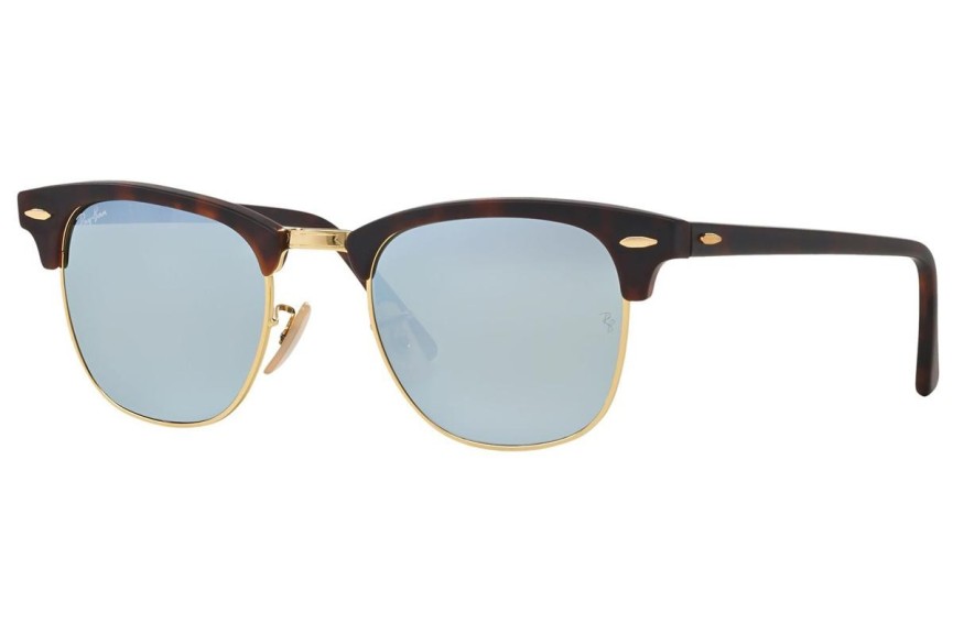 Napszemüvegek Ray-Ban Clubmaster Flash Lenses RB3016 114530 Browline Havana