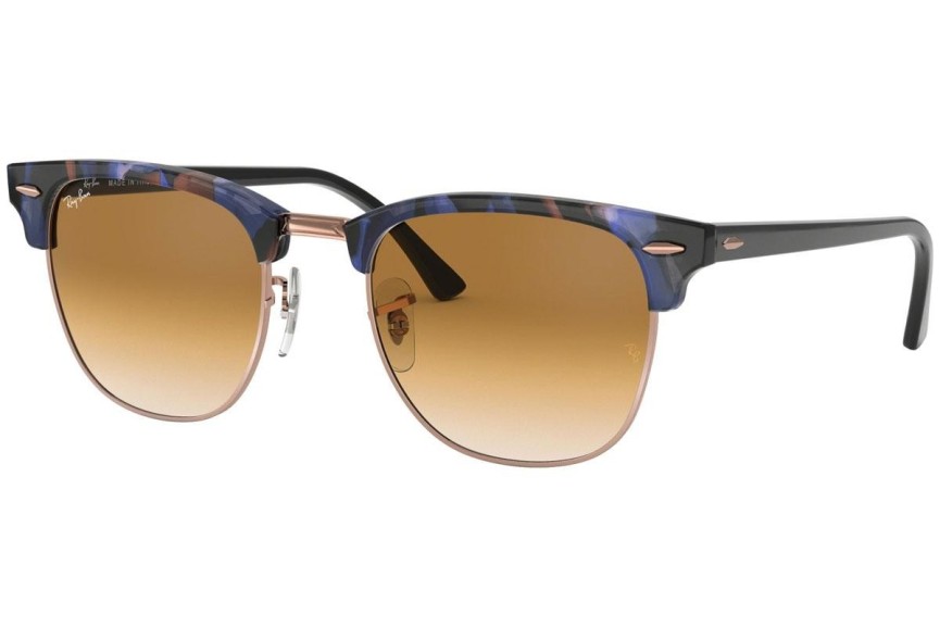 Napszemüvegek Ray-Ban Clubmaster Fleck RB3016 125651 Browline Kék