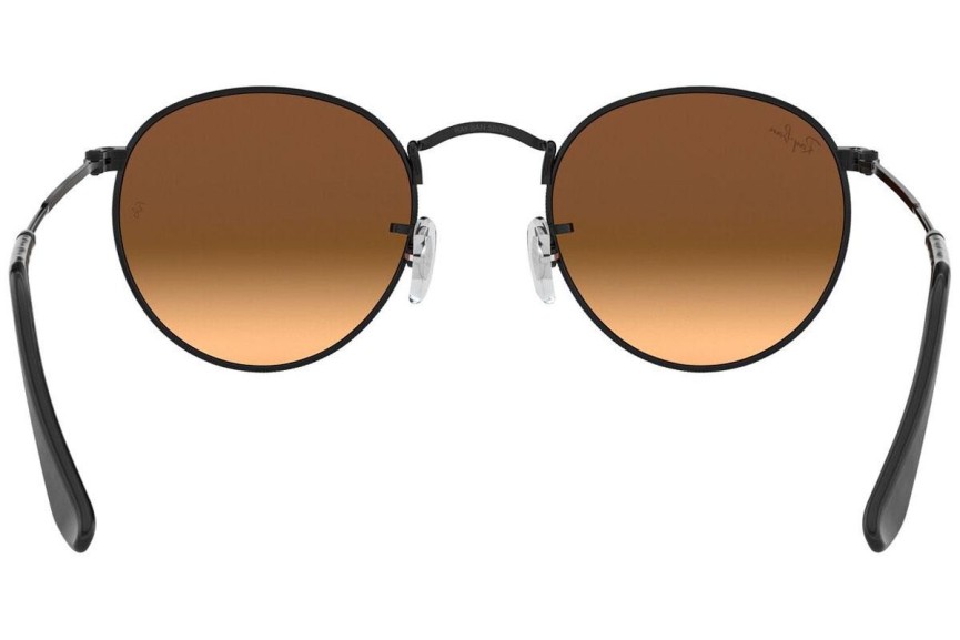 Napszemüvegek Ray-Ban Round Metal Flash Lenses Gradient RB3447 002/4O Kerek Fekete