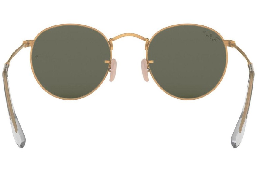 Napszemüvegek Ray-Ban Round Metal Metal RB3447 112/58 Polarized Kerek Arany