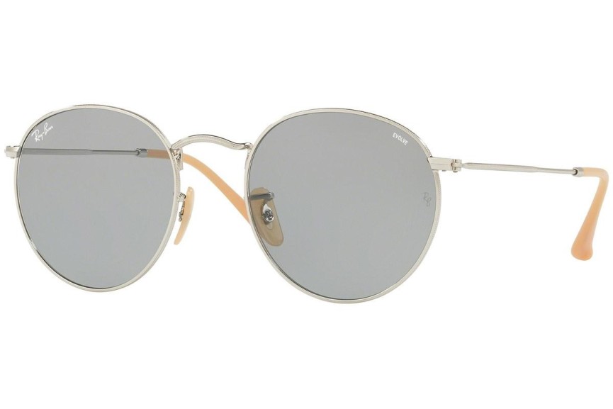 Napszemüvegek Ray-Ban Round Metal Evolve RB3447 9065I5 Kerek Ezüst