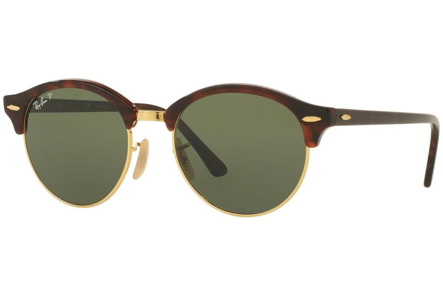 Napszemüvegek Ray-Ban Clubround Flash Lenses RB4246 990/58 Polarized Kerek Vörös