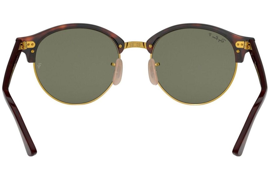 Napszemüvegek Ray-Ban Clubround Flash Lenses RB4246 990/58 Polarized Kerek Vörös