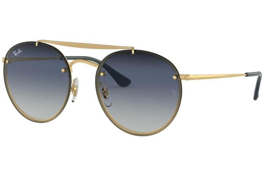 Napszemüvegek Ray-Ban Blaze Round Double Bridge Blaze Collection RB3614N 91400S Kerek Arany