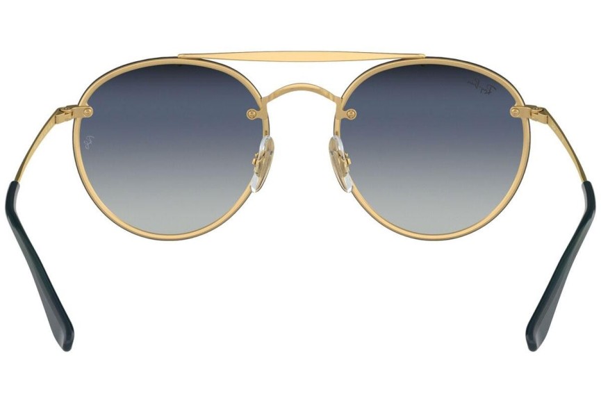 Napszemüvegek Ray-Ban Blaze Round Double Bridge Blaze Collection RB3614N 91400S Kerek Arany