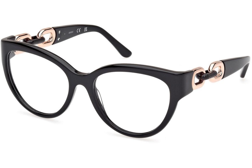 szemüvegeinket Guess GU50182 001 Cat Eye Fekete