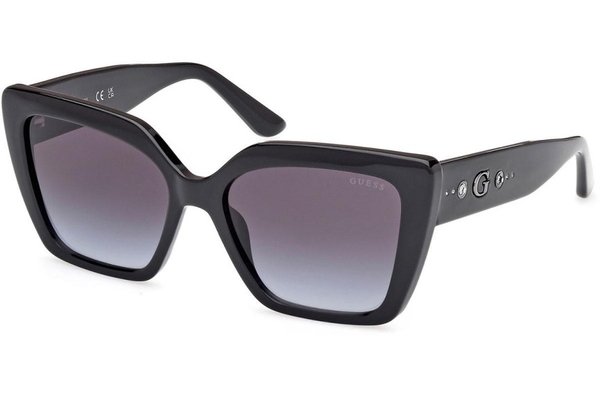 Napszemüvegek Guess GU00162 01B Cat Eye Fekete