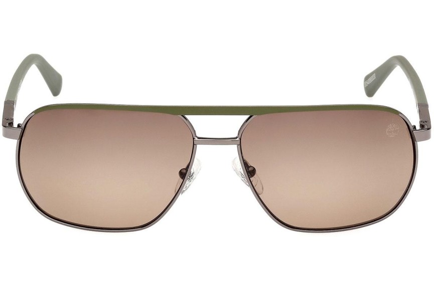 Napszemüvegek Timberland TB00027 06H Polarized Szogletes Ezüst