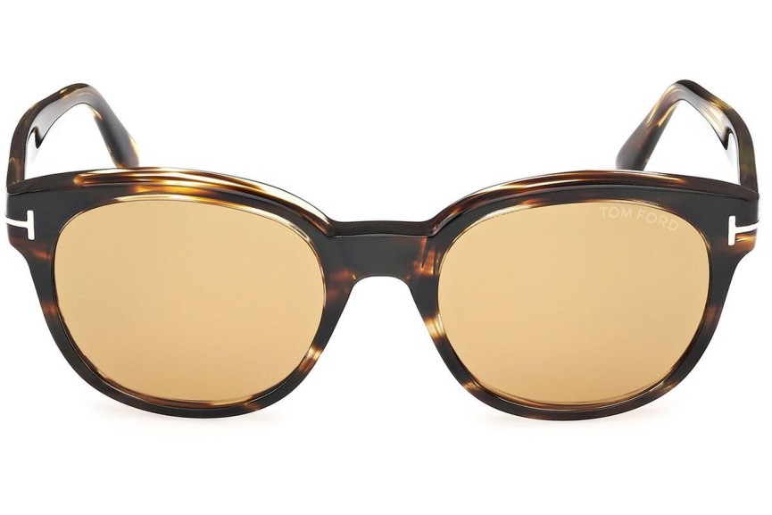 Napszemüvegek Tom Ford Mert FT1180 52E Kerek Havana