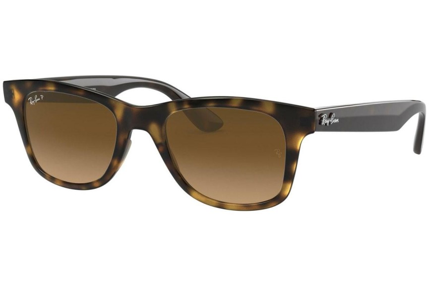 Napszemüvegek Ray-Ban RB4640 710/M2 Polarized Szogletes Havana