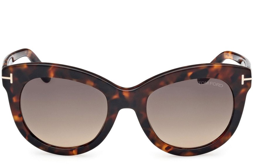 Napszemüvegek Tom Ford Odette FT1189 52F Cat Eye Havana