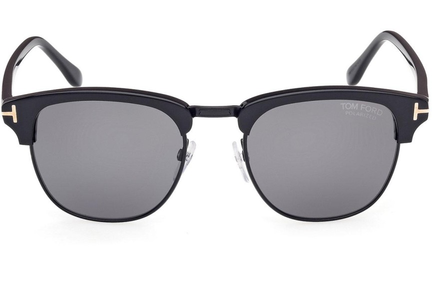 Napszemüvegek Tom Ford Henry FT0248 01D Polarized Browline Fekete