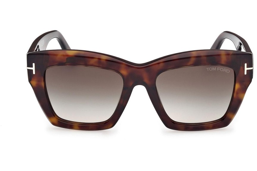 Napszemüvegek Tom Ford Luna FT1191 52B Cat Eye Havana