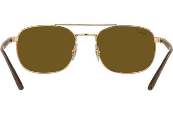 Napszemüvegek Ray-Ban Chromance Collection RB3670CH 001/AN Polarized Szogletes Arany