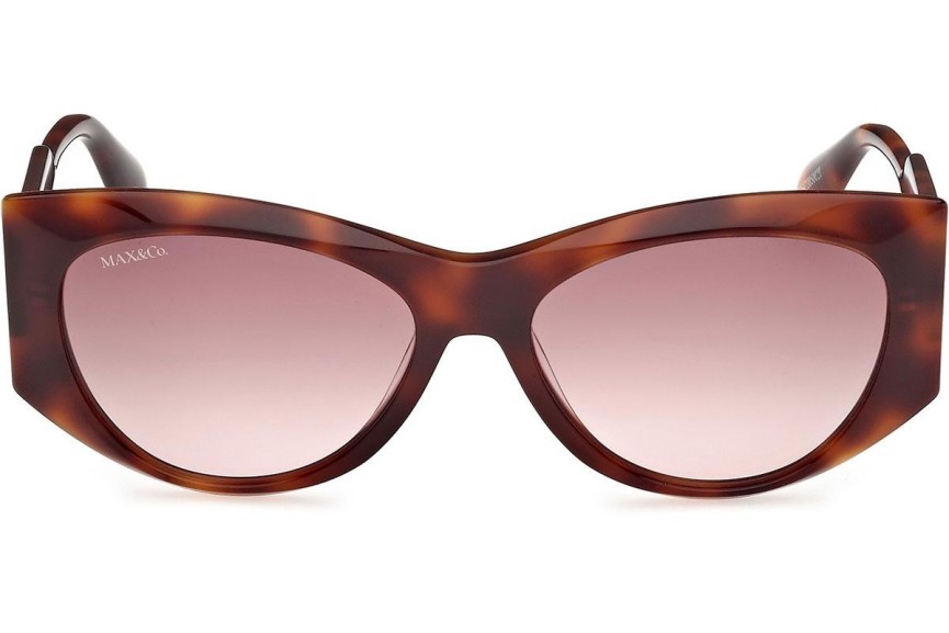 Napszemüvegek Max&Co. MO0116 52F Cat Eye Havana