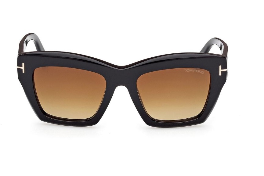 Napszemüvegek Tom Ford Luna FT1191 01F Cat Eye Fekete