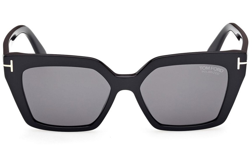 Napszemüvegek Tom Ford FT1030 01D Polarized Cat Eye Fekete