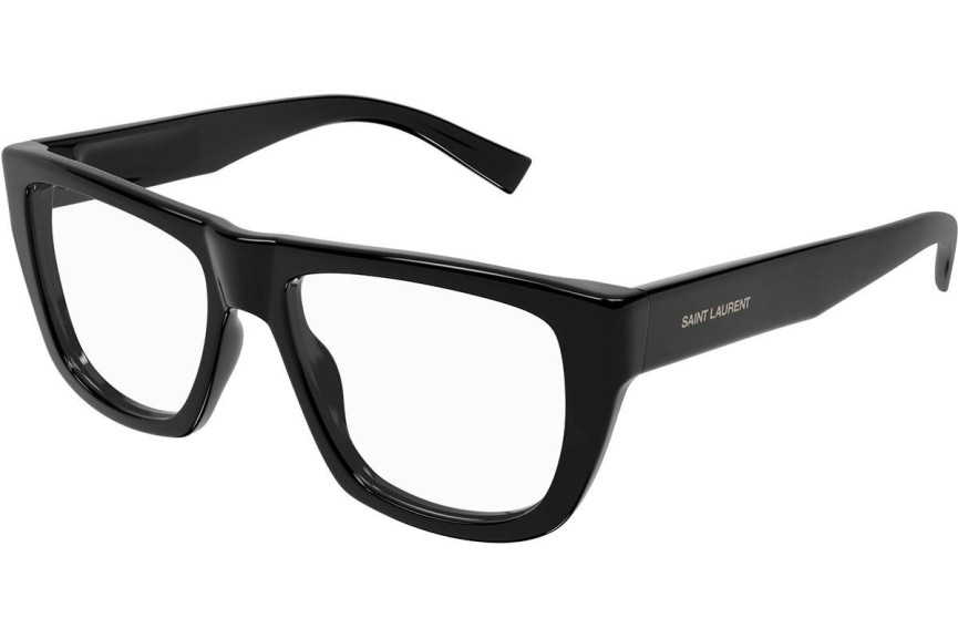 szemüvegeinket Saint Laurent SL714 001 Szogletes Fekete