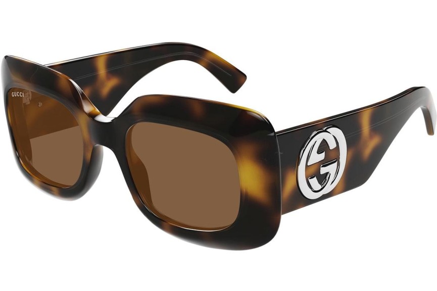 Napszemüvegek Gucci GG1695S 002 Szogletes Havana