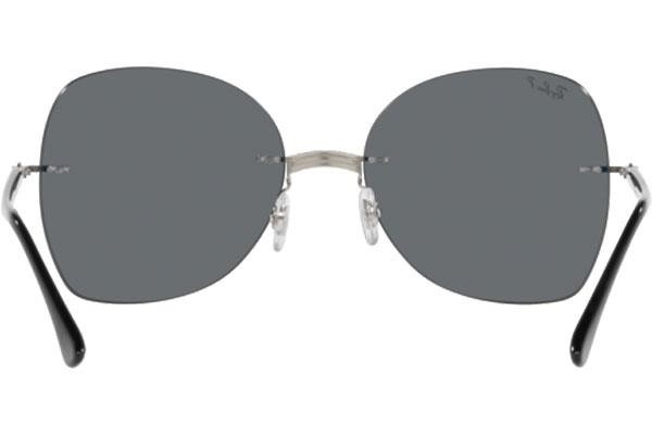 Napszemüvegek Ray-Ban Titanium Collection RB8066 003/81 Polarized Szogletes Fekete