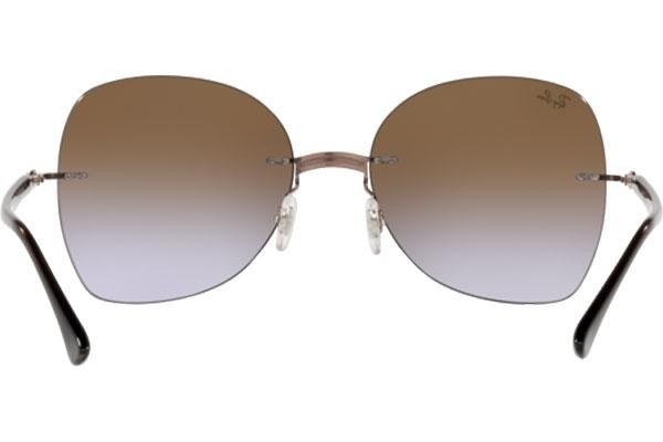 Napszemüvegek Ray-Ban Titanium Collection RB8066 155/68 Szogletes Barna