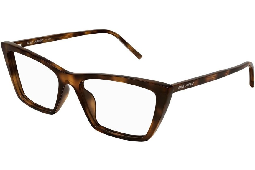 szemüvegeinket Saint Laurent SL737MICATHINOPT 003 Cat Eye Havana