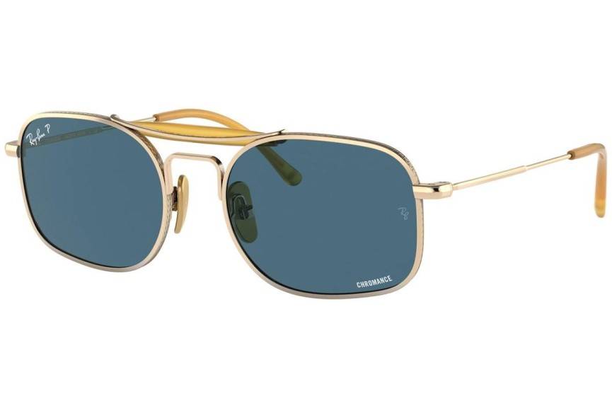 Napszemüvegek Ray-Ban Chromance Collection RB8062 9205S2 Polarized Szogletes Arany