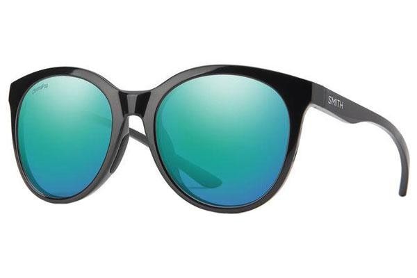 Napszemüvegek Smith BAYSIDE 807/QG Polarized Kerek Fekete