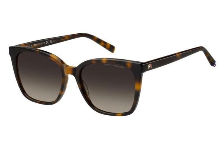 Napszemüvegek Tommy Hilfiger TH2226/S 086/HA Cat Eye Havana