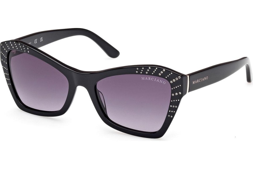 Napszemüvegek Marciano GM00020 01B Cat Eye Fekete