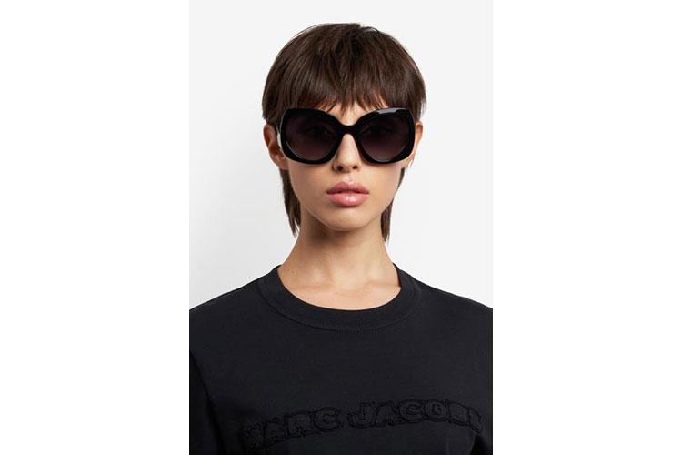 Napszemüvegek Marc Jacobs MARC808/S 807/9O Cat Eye Fekete