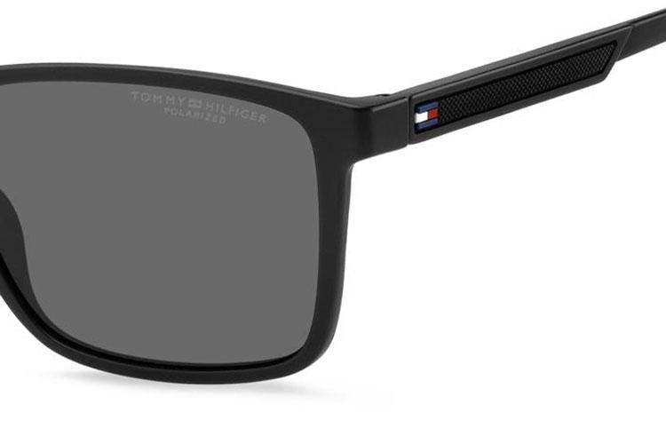 Napszemüvegek Tommy Hilfiger TH2201/S 807/M9 Polarized Szogletes Fekete