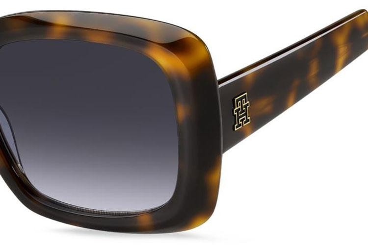 Napszemüvegek Tommy Hilfiger TH2208/S 05L/08 Cat Eye Havana