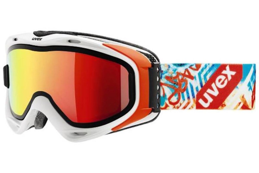 Síszemüvegek uvex g.gl 300 TOP White / Orange Mat S1 Single Lens | Shield Fehér