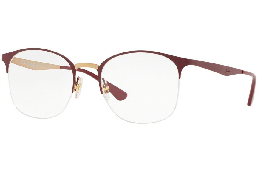 szemüvegeinket Ray-Ban RX6422 3007 Szogletes Vörös