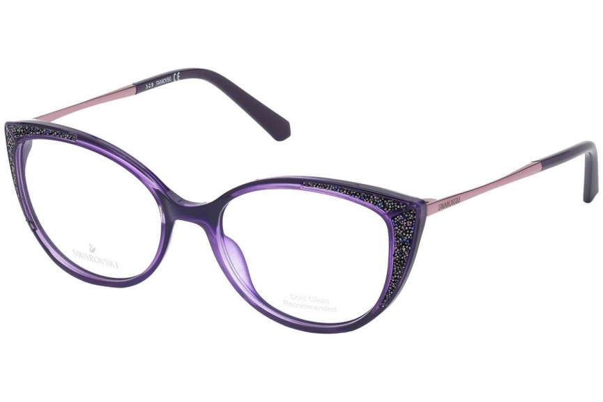 szemüvegeinket Swarovski SK5362 081 Cat Eye Lila