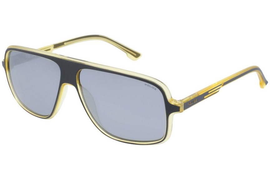 Napszemüvegek Police Offset 1 SPL961 KAUP Polarized Pilota Szürke