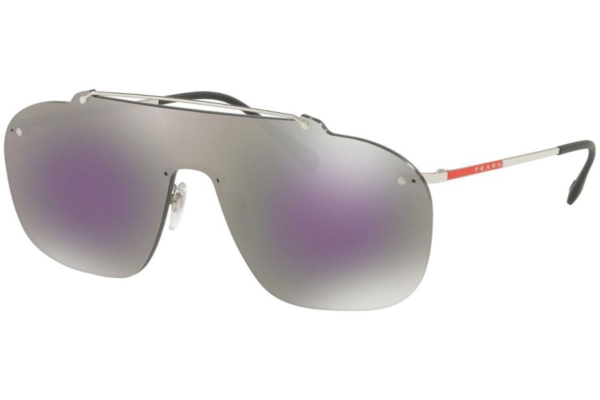 Napszemüvegek Prada Linea Rossa PS51TS 1BC129 Single Lens | Shield Ezüst